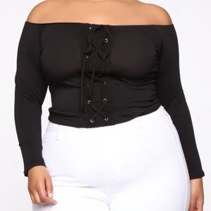 Fashion Nova Victorian Drama Top